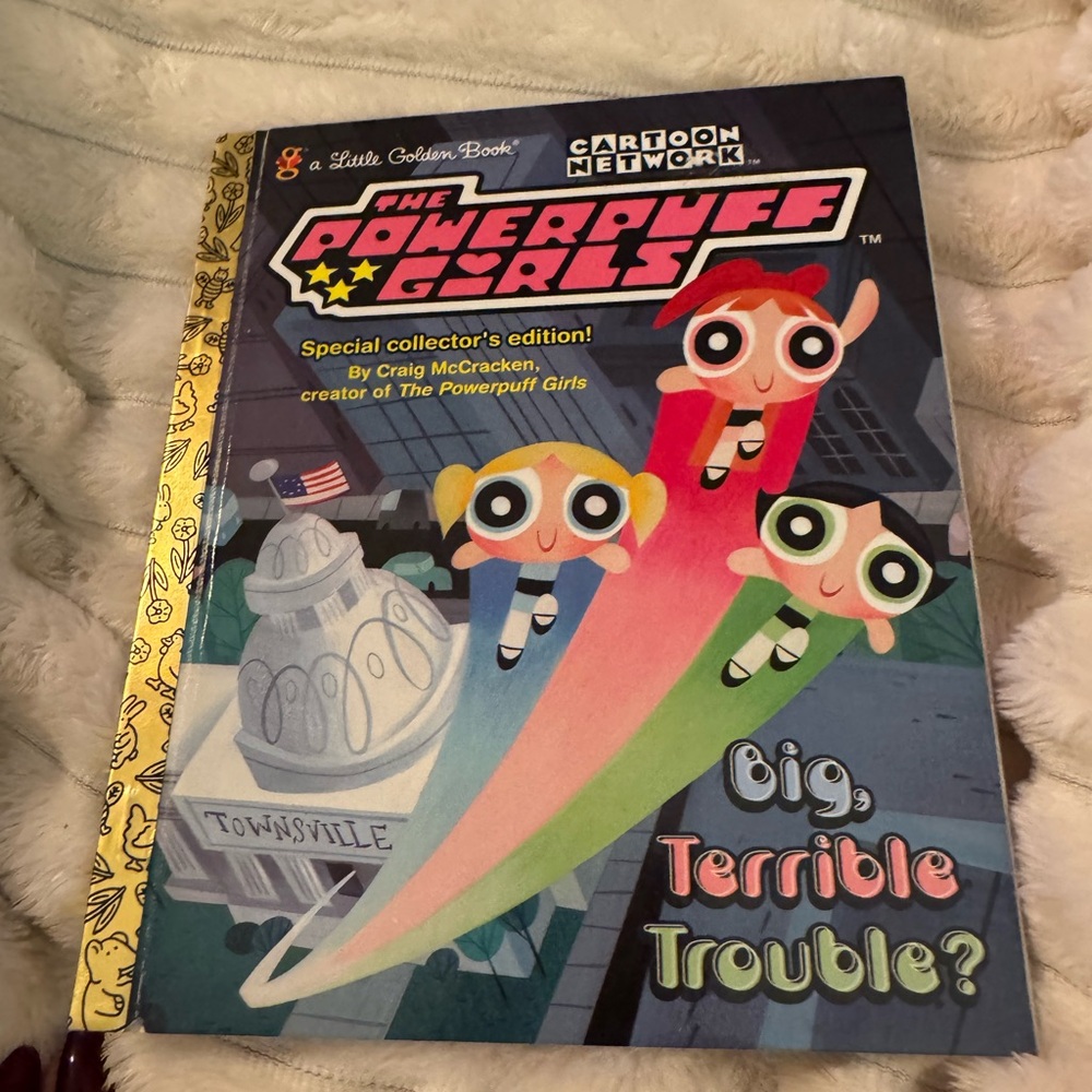 Cartoon Network The Powerpuff Girls Big, Terrible Trouble? Book